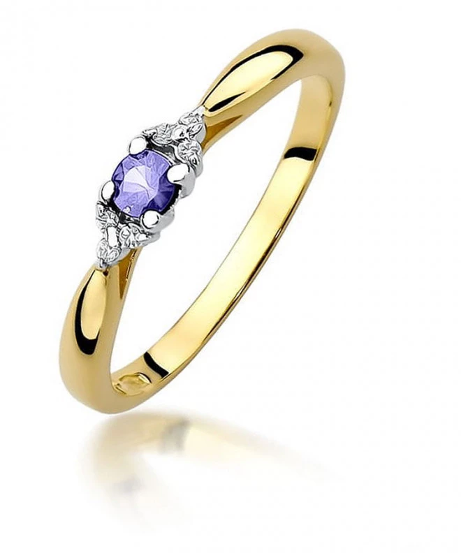 Prsten Bonore - Zlato 585 - Tanzanit 0,15 Ct 100648