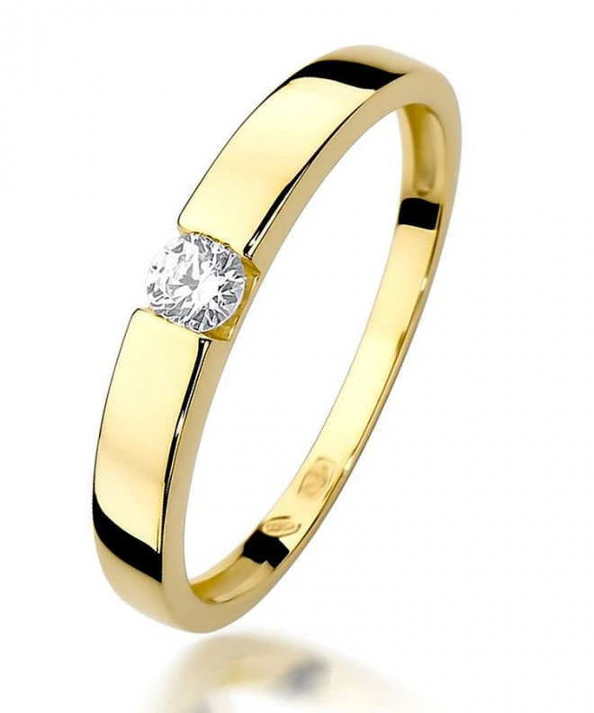 Prsten Bonore - Zlato 585 - Diamant 0,12 Ct 86177