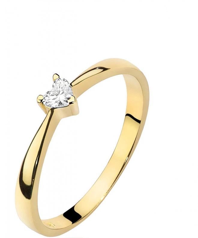Prsten Bonore - Zlato 585 - Diamant 0,1 Ct 84145