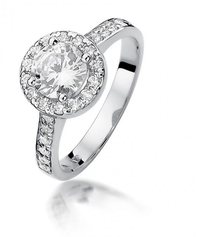 Prsten Bonore - Bílé Zlato 585 - Diamant 0,5 Ct 117259