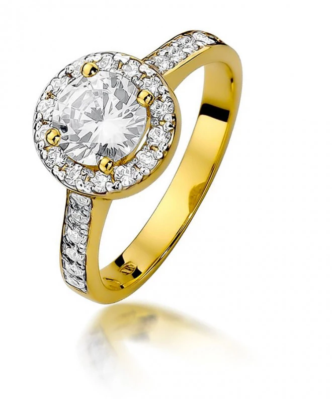 Prsten Bonore - Zlato 585 - Diamant 0,4 Ct 91329