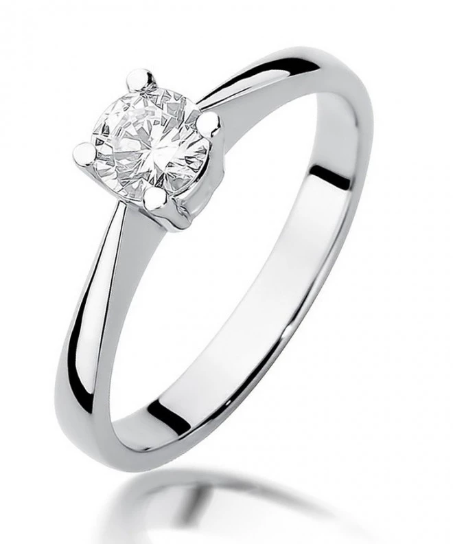Prsten Bonore - Bílé Zlato 585 - Diamant 0,5 Ct 116242