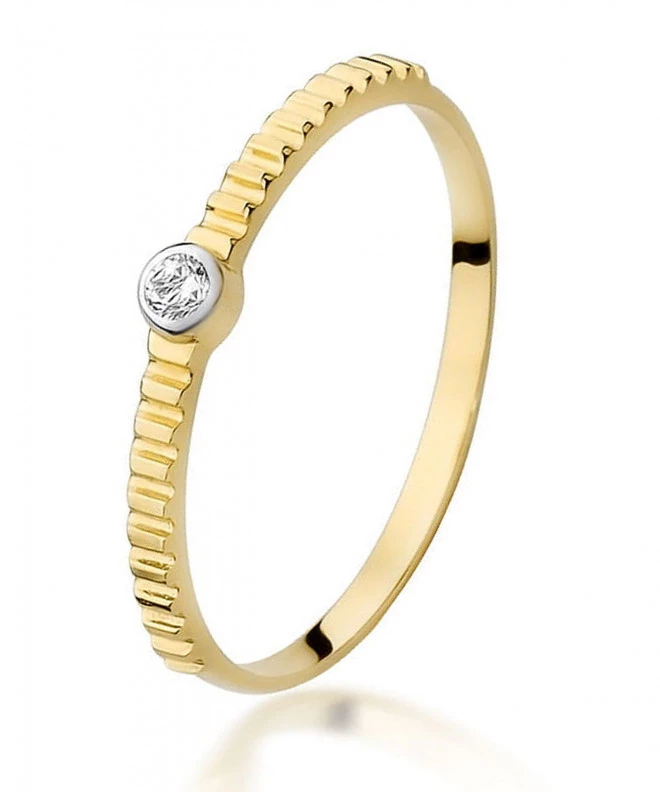 Prsten Bonore - Zlato 585 - Diamant 0,04 Ct 82063