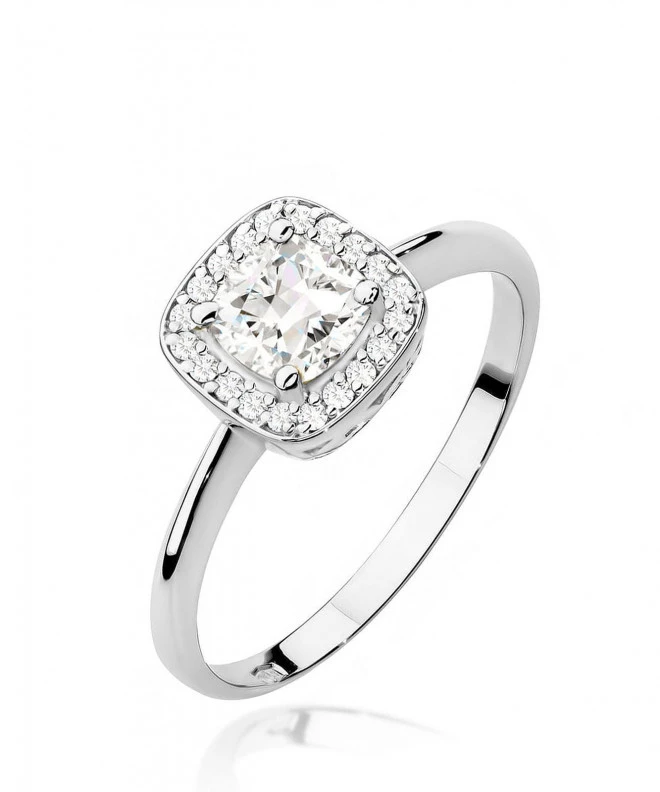 Prsten Bonore - Bílé Zlato 585 - Bílý Safír 0,7 ct 124427