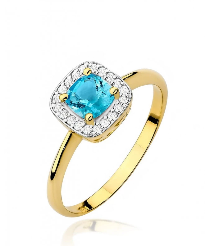 Prsten Bonore - Zlato 585 - Topaz 0,7 Ct 102694