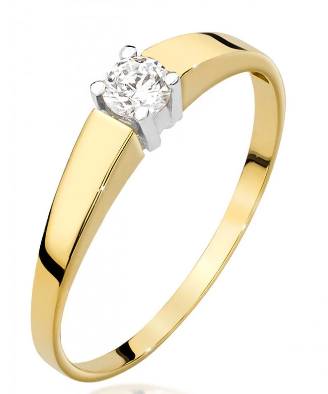 Prsten Bonore - Zlato 585 - Diamant 0,2 Ct 87214