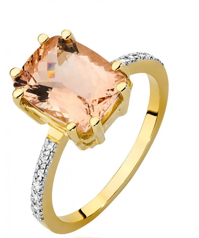 Prsten Bonore - Zlato 585 - Morganit 2,8 Ct 94400