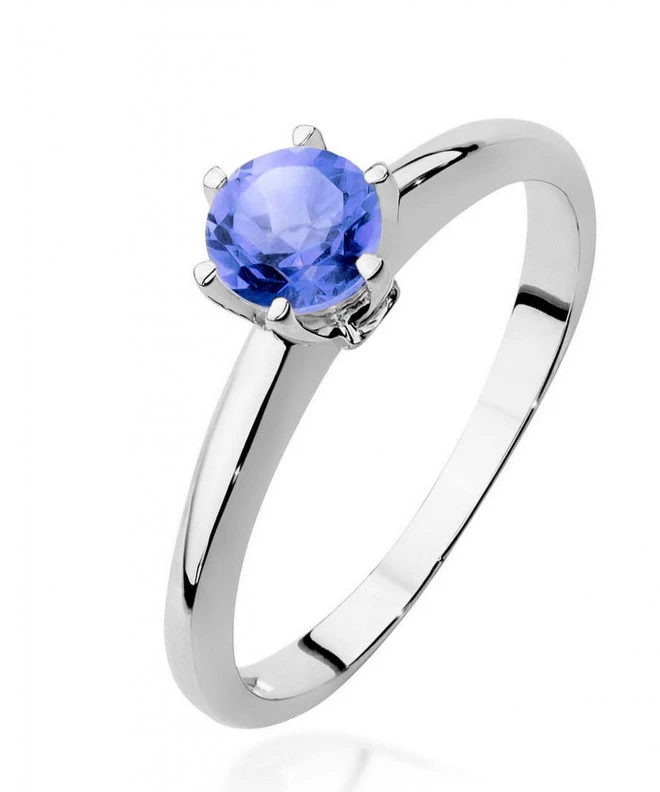Prsten Bonore - Bílé Zlato 585 - Tanzanit 0,5 ct 126572