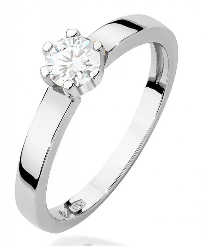 Prsten Bonore - Bílé Zlato 585 - Diamant 0,25 Ct 106806