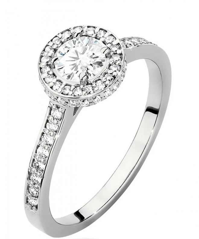 Prsten Bonore - Bílé Zlato 585 - Diamant 0,5 Ct 117264