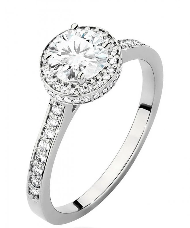 Prsten Bonore - Bílé Zlato 585 - Diamant 0,7 Ct 117265