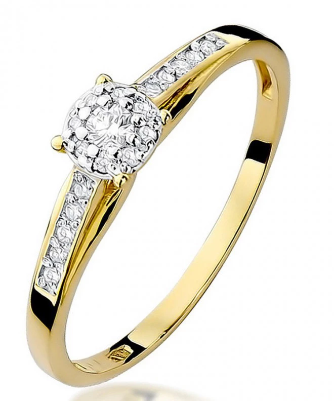 Prsten Bonore - Zlato 585 - Diamant 0,04 Ct 85144