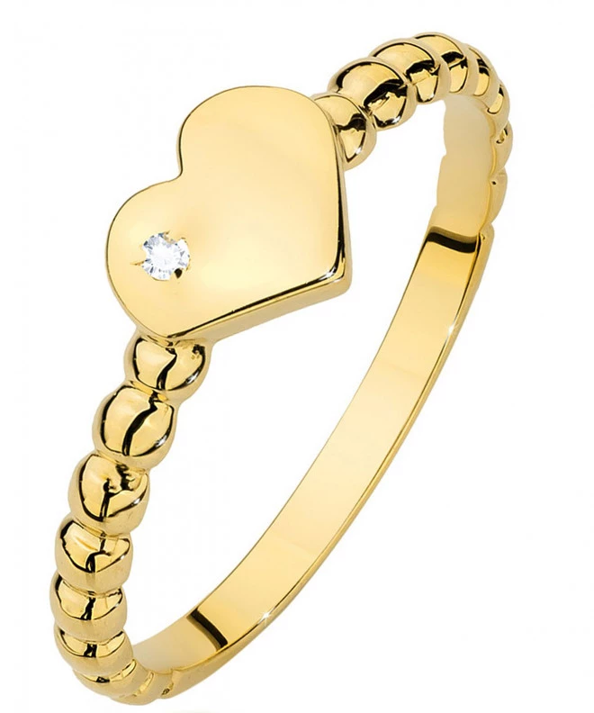 Prsten Bonore - Zlato 585 - Diamant 0,01 Ct 81031