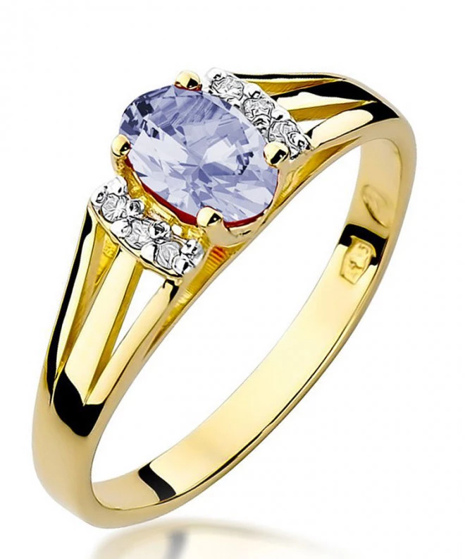 Prsten Bonore - Zlato 585 - Tanzanit 0,4 Ct 99623