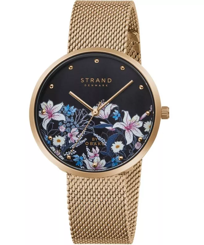 Dámské hodinky Strand by Obaku Flower S700LXVBMV-DF S700LXVBMV-DF