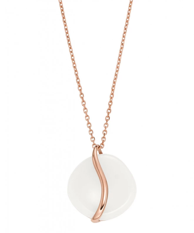 Náhrdelník Skagen Sea Glass White Pendant SKJ1813791