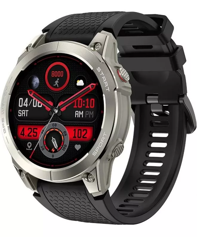 Chytré hodinky Manta Activ X GPS Silver SET SWA001SL (SWA001SV)