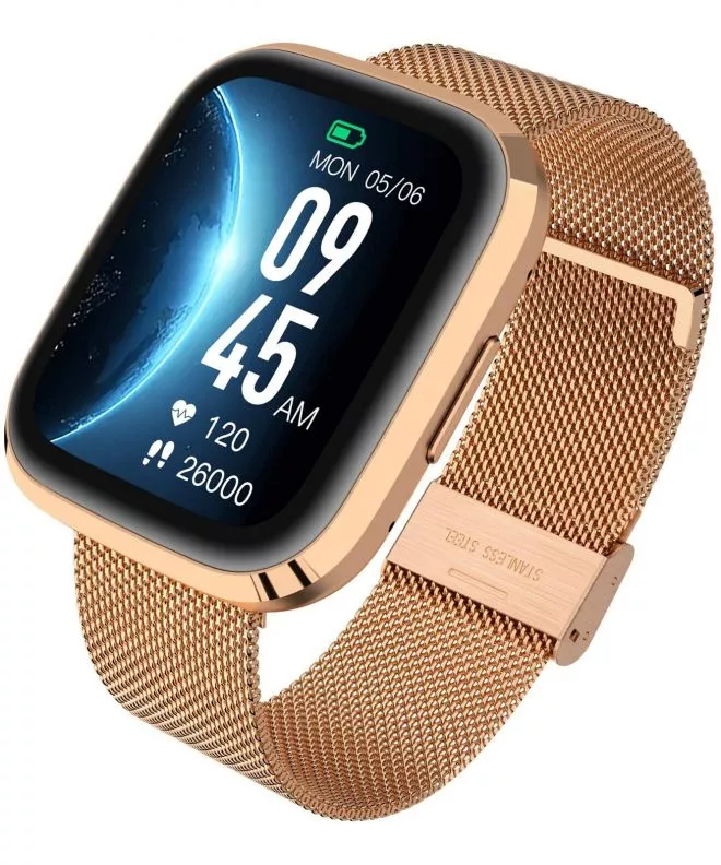 Chytre hodinky Garett GRC STYLE Gold Steel 5904238484869