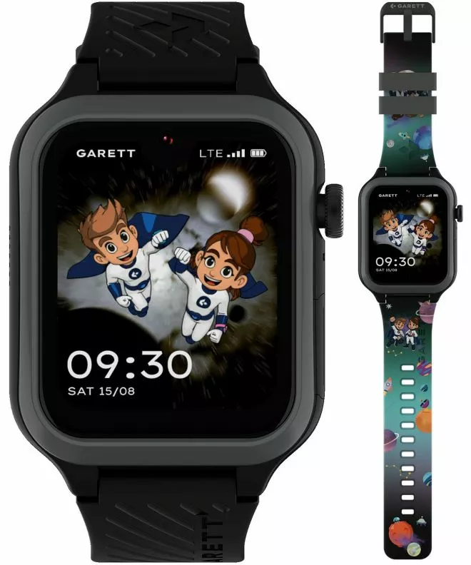 Chytré Hodinky dětské Garett Kids Essa AI 4G Černá SET 5904238487266