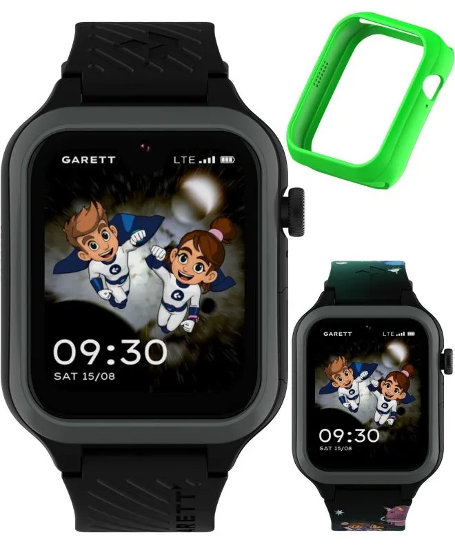 Chytré Hodinky dětské Garett Kids Essa Go 2 AI 4G Černá 5904238487327