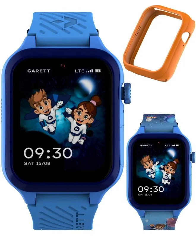 Chytré Hodinky dětské Garett Kids Essa Go 2 AI 4G Modrá 5904238487341