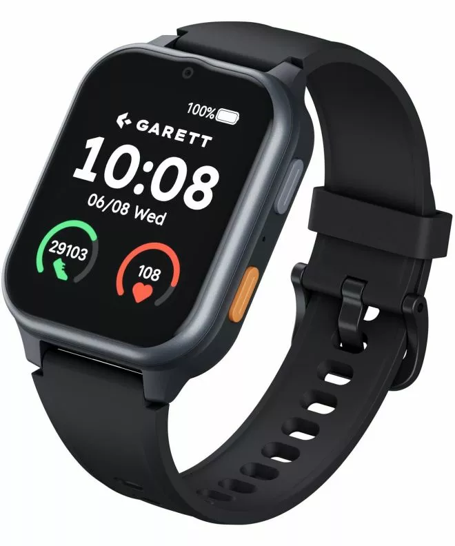 Chytré Hodinky unisex Garett Vita 4G Black 5904238487358
