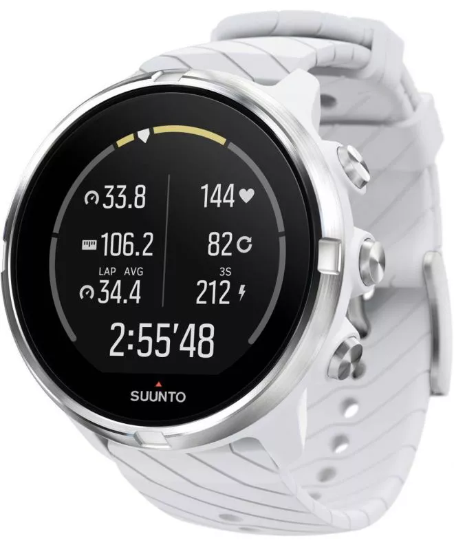 Pánské chytré hodinky Suunto 9 White Wrist HR GPS SS050143000 SS050143000
