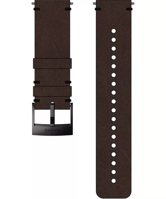Řemínek Suunto Urban 2 Leather Strap Brown Black Size M 24 mm SS050232000