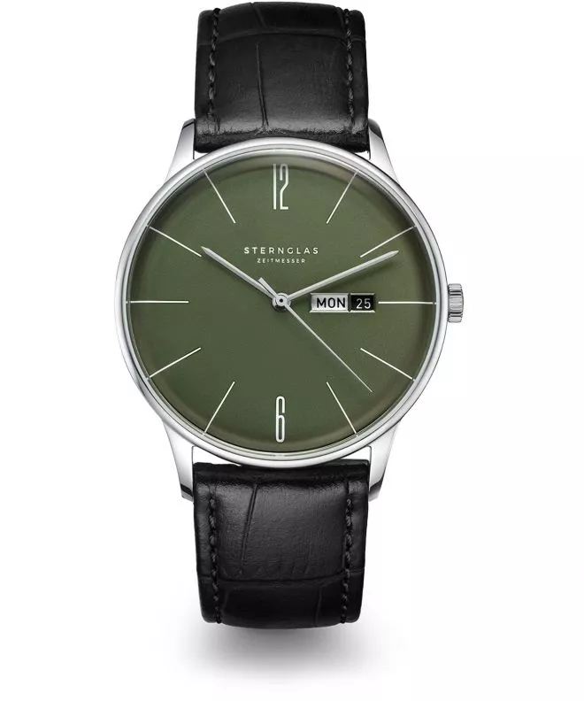 Hodinky Sternglas Berlin Olive Green S01-BE08-HE04
