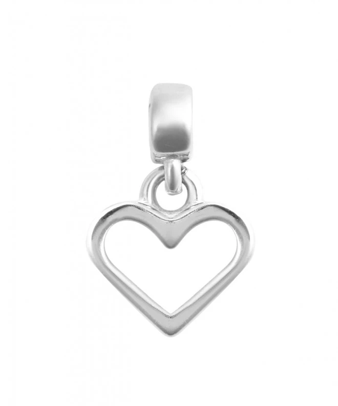 Přívěšek Daniel Wellington Heart Contour Charm Silver DW00401053