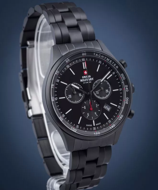 Hodinky pánské Swiss Military by Chrono Quartz Chrono Tachymeter SM34081.04