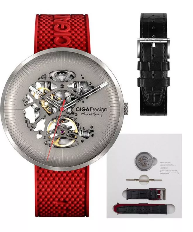 Pánské hodinky Ciga Design MY Titanium Skeleton Automatic M031-TITI-W15RE M031-TITI-W15RE