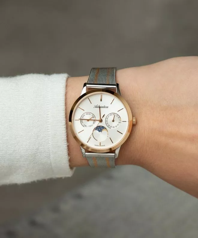 Dámské hodinky Adriatica Moonphase A3174.R113QF A3174.R113QF
