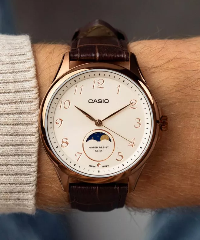 Hodinky Casio Classic Moonphase MTP-M110RL-5AER