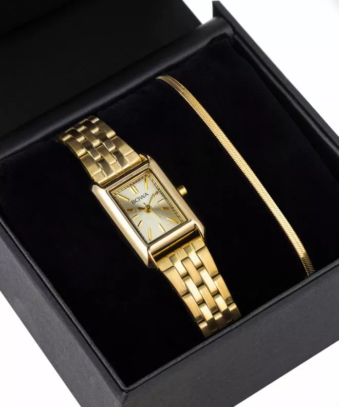 Hodinky dámské BOWA Paris Full-Gold Steel 20 Gift Set PS194-44-144S-419-03