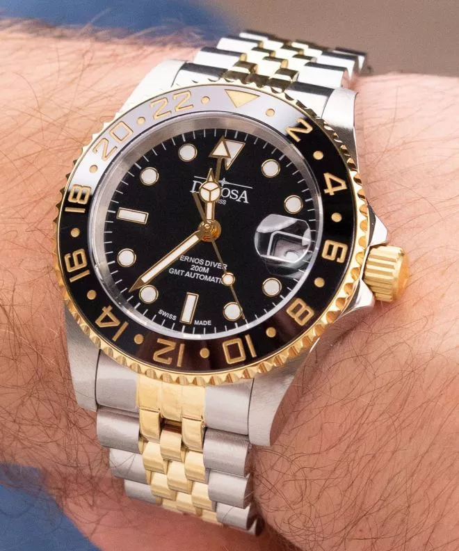 Hodinky pánské Davosa Ternos Diver Ceramic GMT 161.591.05