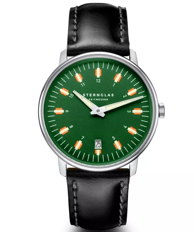 Hodinky Sternglas Egor Green Silver S01-EG08-BR02