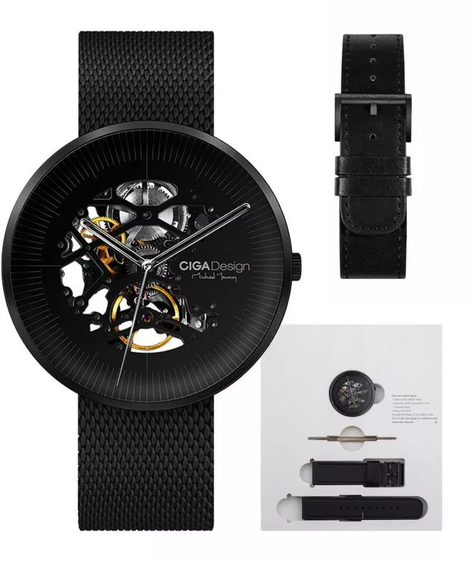 Pánské hodinky Ciga Design MY Series Stainless Steel Skeleton Automatic M021-BLBL-W13 M021-BLBL-W13