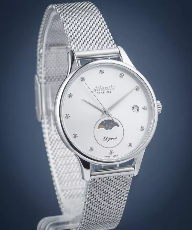 Dámské hodinky Atlantic Elegance Moonphase 29040.41.27MB 29040.41.27MB