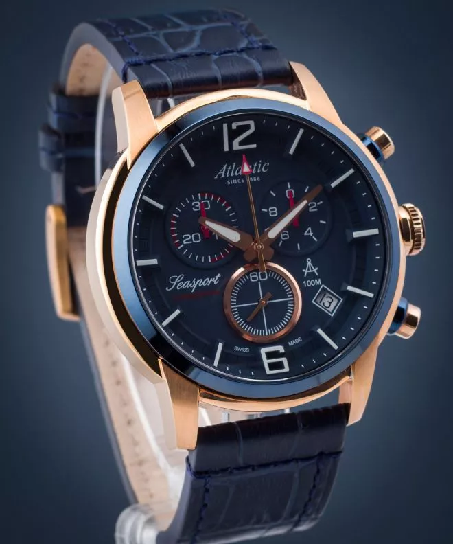 Pánské hodinky Atlantic Seasport Chronograph 87461.44.55 87461.44.55