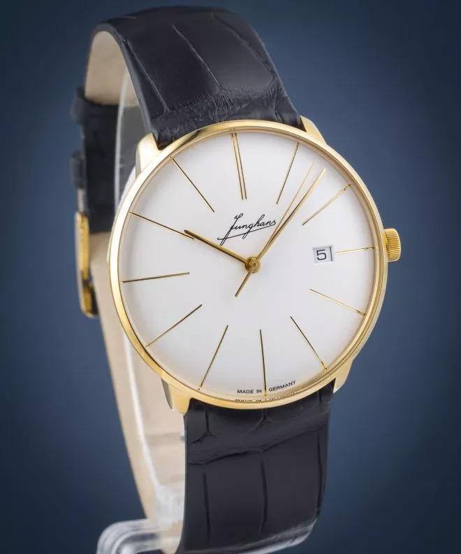 Pánské hodinky Junghans Meister Fein Automatic Gold 18K Limited Edition 27/9101.00