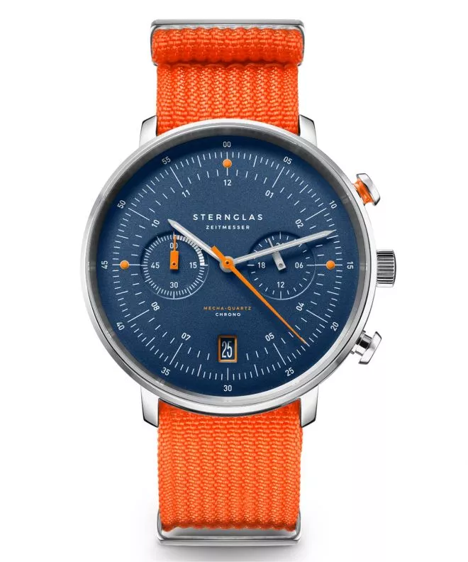 Hodinky Sternglas Hamburg Ed Küstemm Chronograph S01-HC06-FI02