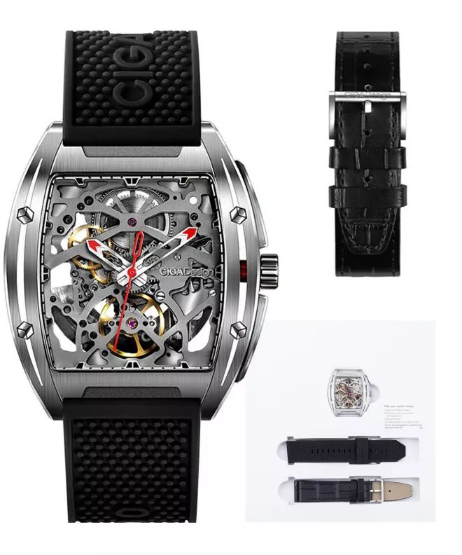 Pánské hodinky Ciga Design Z-Series Stainless Steel Skeleton Automatic Z031-SISI-W15BK Z031-SISI-W15BK