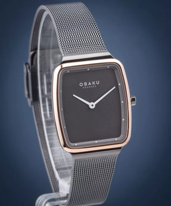 Hodinky Obaku Tern Lille Onyx V267LXPUMU