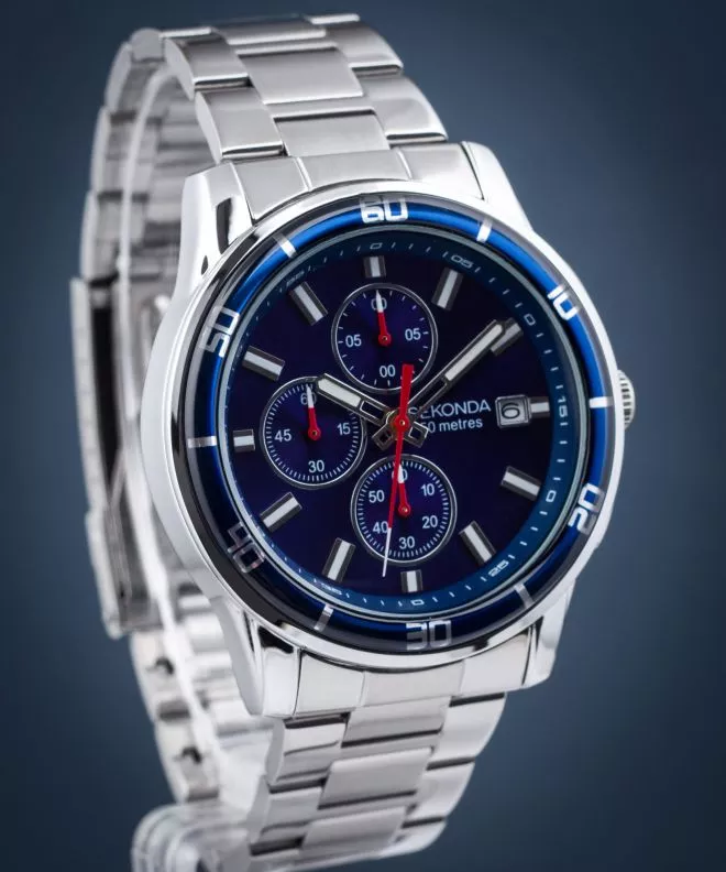 Hodinky Sekonda Midnight Chronograph 30207