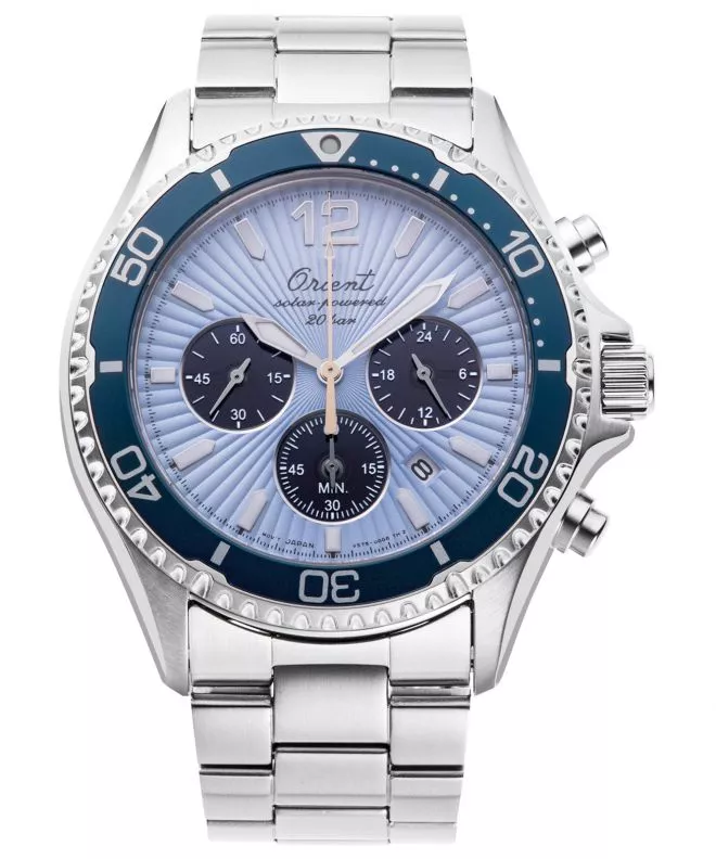 Hodinky Orient Mako Solar Chronograph 75t Anniversary Limited Edition RA-TX0210L10B