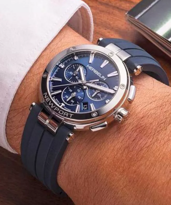 Hodinky Herbelin Newport Chronograph 37658AP15CB (37658/AP15CB)