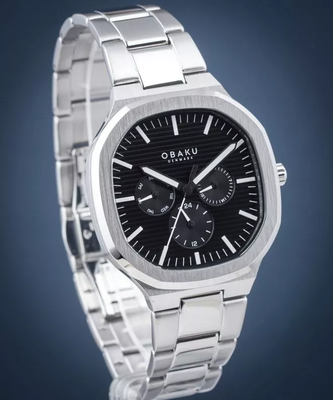 Hodinky Obaku ILD Blacksteel V275GMCBSC