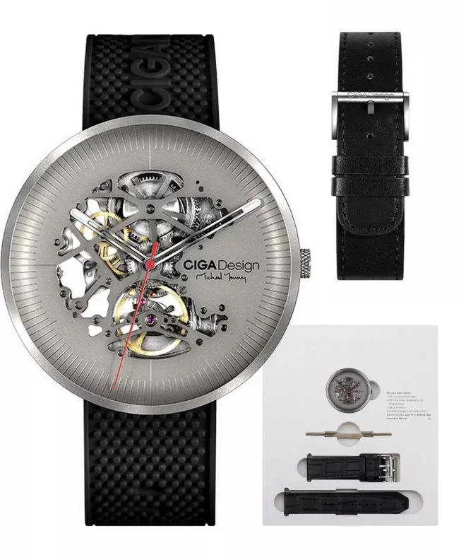 Pánské hodinky Ciga Design MY Titanium Skeleton Automatic M031-TITI-W15BK M031-TITI-W15BK