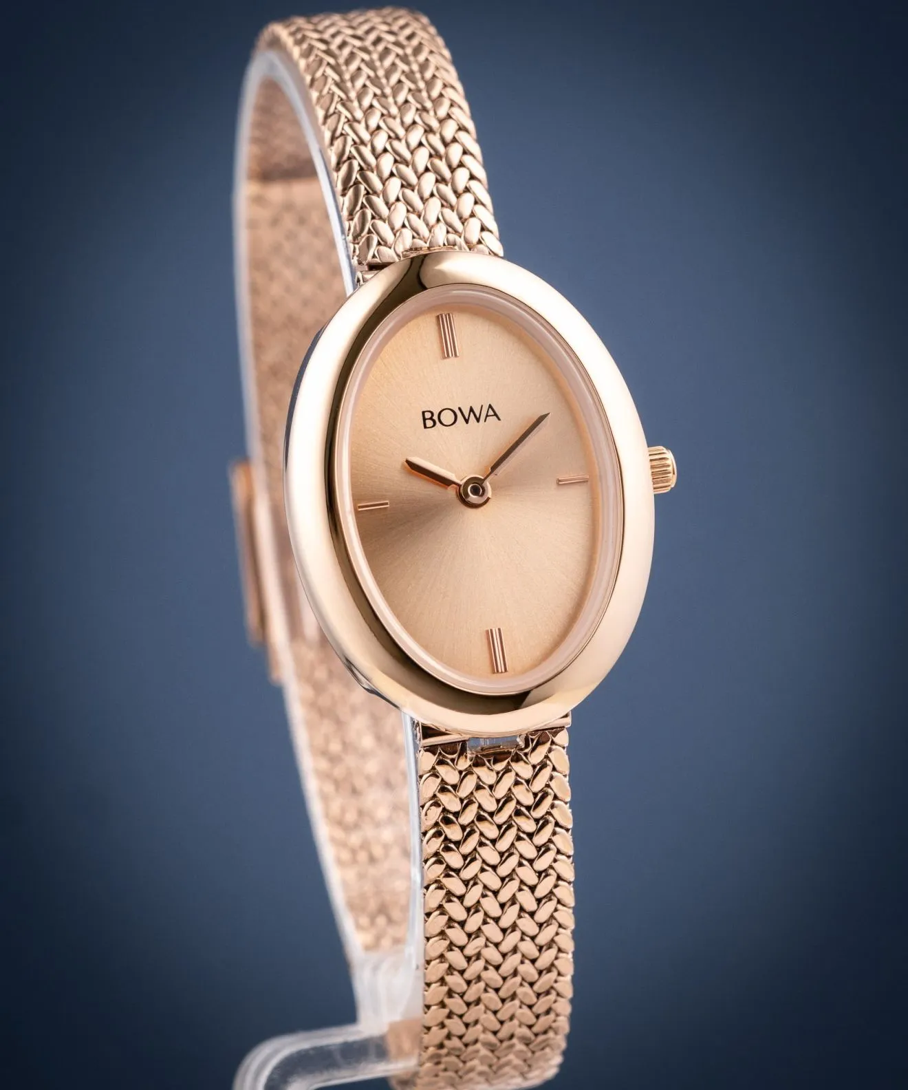 Hodinky dámské BOWA Oslo Full Rose-Gold Mesh 23 OS237-77-107M